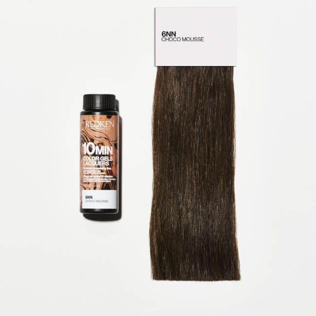 Geles de color lacas 10 minutos 6NN mousse de chocolate Redken 60ML