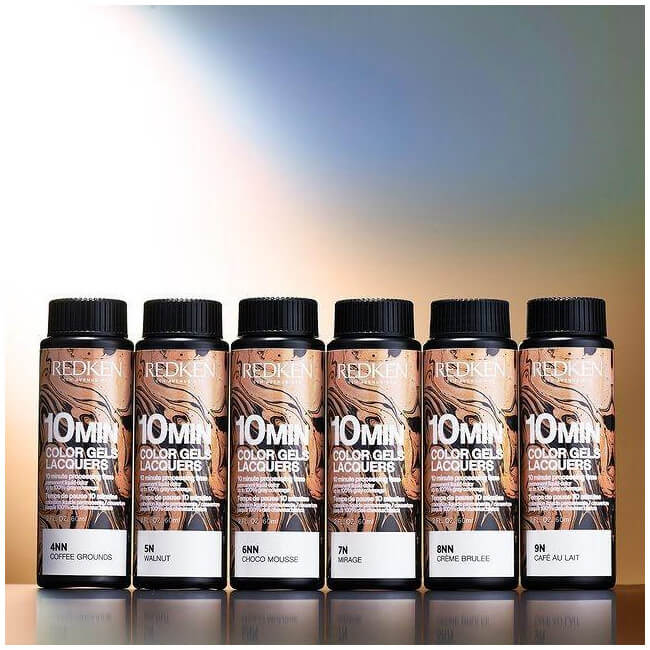 Color gels lacquers 10MIN 4NN coffee grounds Redken