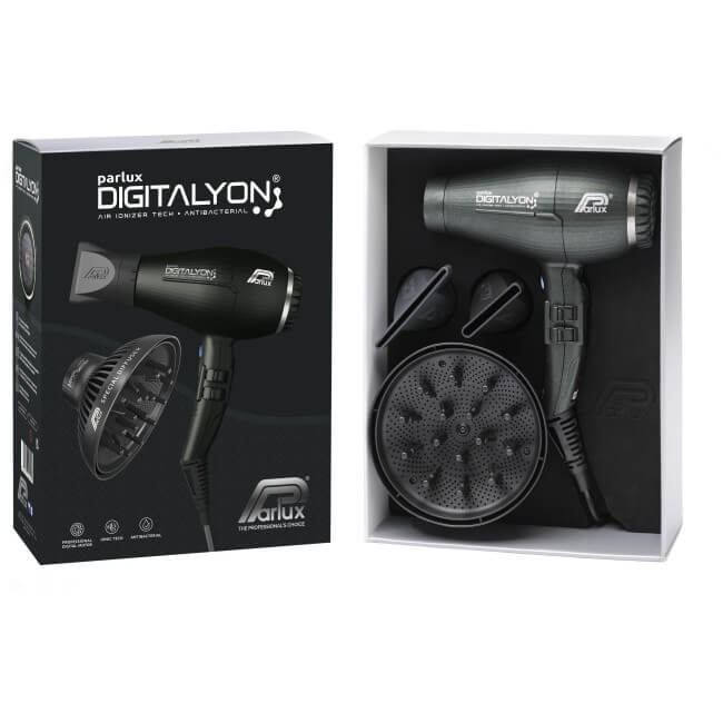 DIGITALYON Parlux silver hair dryer