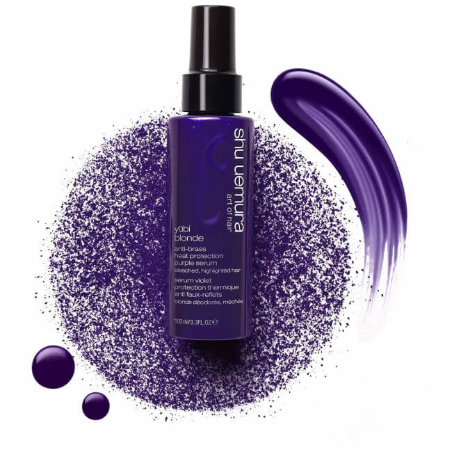 Violet thermobeschermend anti-reflectieserum Yubi Blonde shu uemura 100ML.