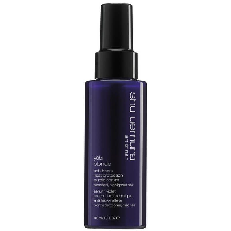 Yubi Blonde Shu Uemura 100ML violet thermal protectant anti-reflective serum