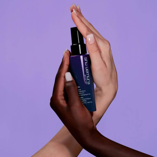 Violet thermobeschermend anti-reflectieserum Yubi Blonde shu uemura 100ML.