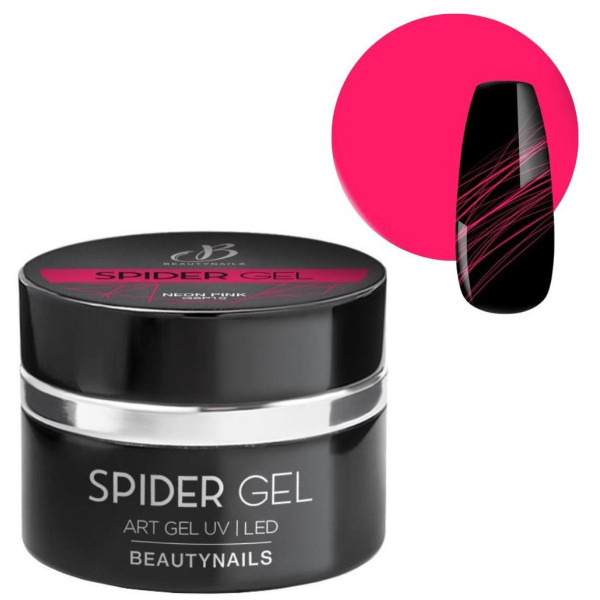 Spider ultra-pigmented gel 10 neon pink Beauty Nails 5g