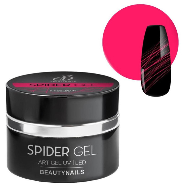 Spider gel ultra-pigmenté 10 neon pink Beauty Nails 5g