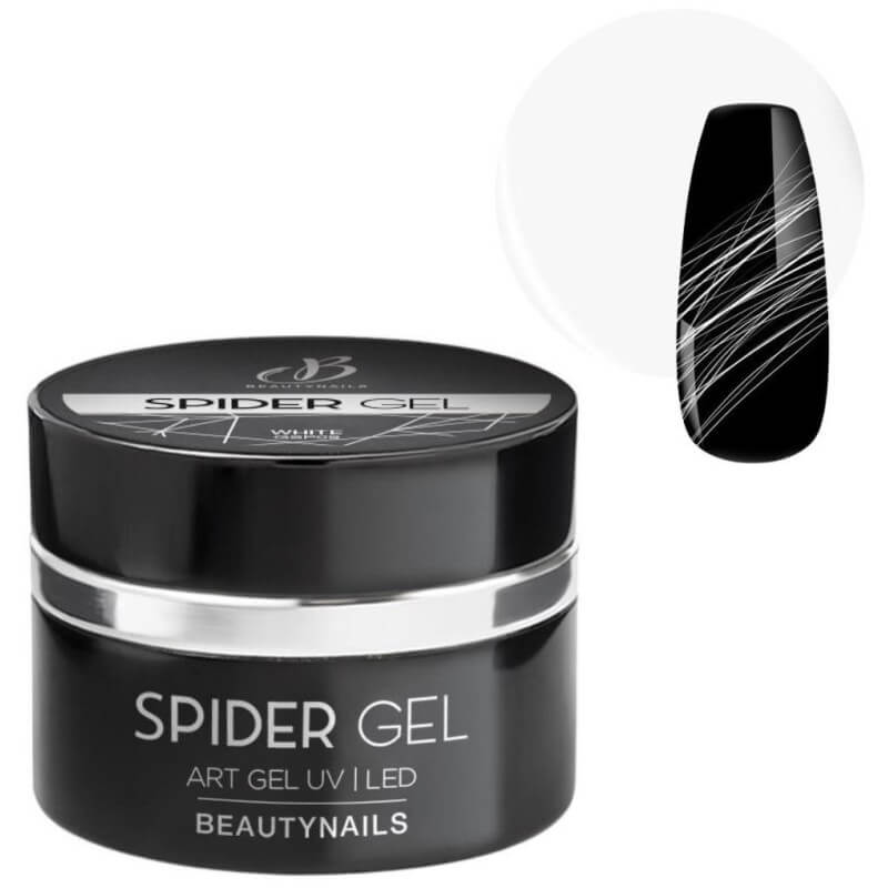 Gel de aranha ultra pigmentado 09 branco metálico Beauty Nails 5g