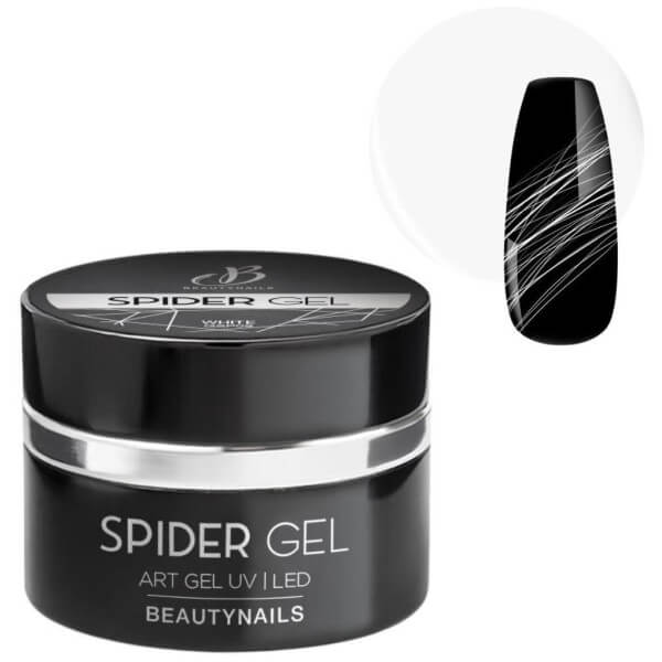 Spider gel ultragepigmenteerd 09 metallic white Beauty Nails 5g Spider gel ultragepigmenteerd 09 metallic white Beauty Nails 5g