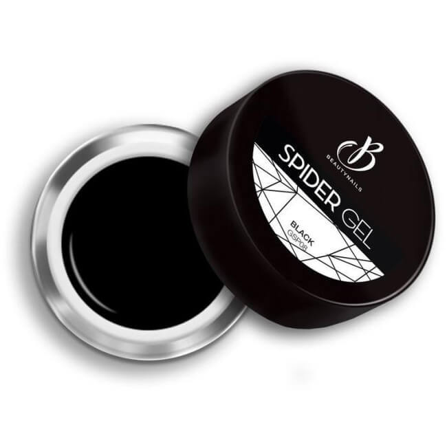 Gel de aranha ultra pigmentado 08 preto metálico Beauty Nails 5g