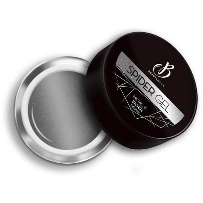 Gel de aranha ultrapigmentado 06 prata metálico Beauty Nails 5g