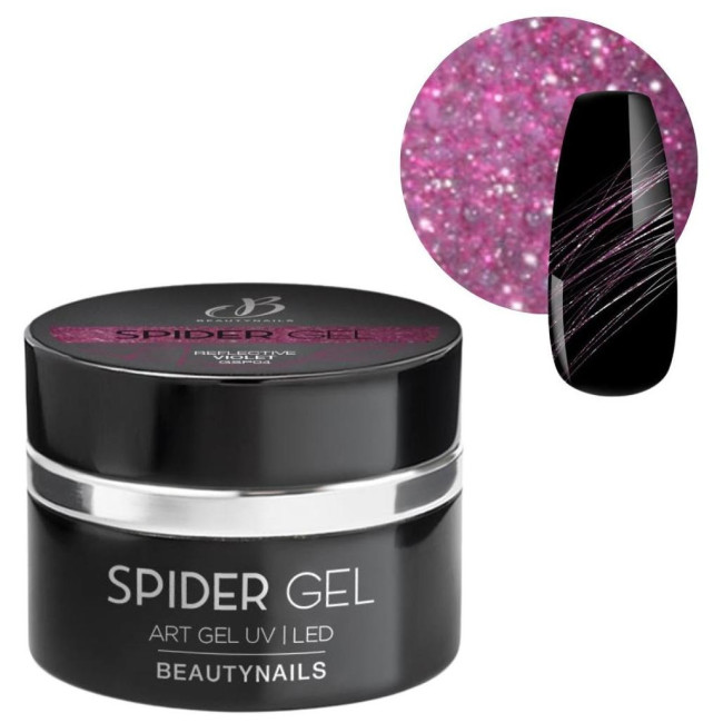 Spider gel ultra-pigmenté 04 reflective violet Beauty Nails 5g