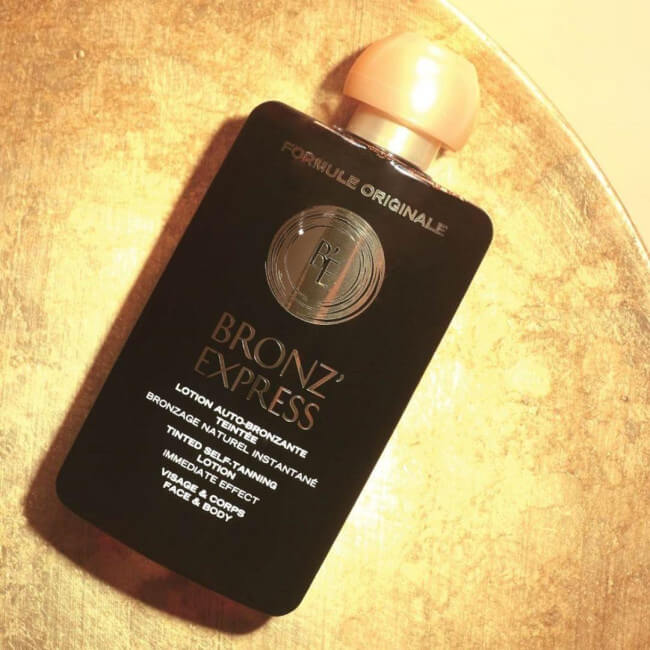 Getinte zelfbruinende lotion Bronz'Express 100 ml.