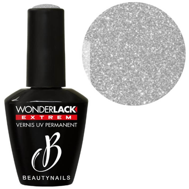 Verniz Prateado Silver Diams Wonderlack Extrem BeautyNails 12ML