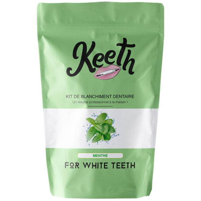 Kit de blanqueamiento dental con sabor a menta Keeth