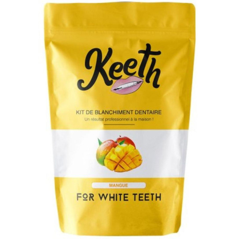 Kit di sbiancamento dentale al gusto di mango Keeth