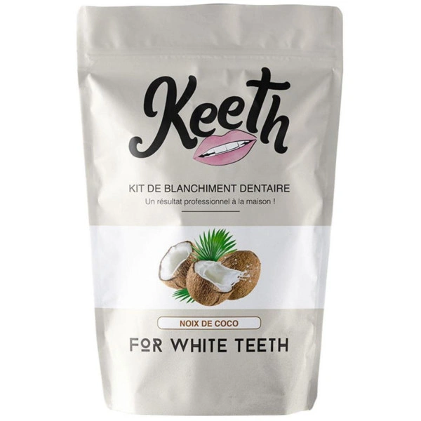 Kit de blanqueamiento dental de coco Keeth