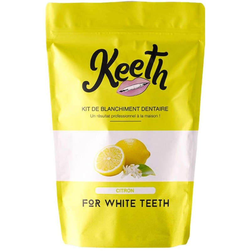 Kit zur Zahnweißung mit Zitronengeschmack Keeth