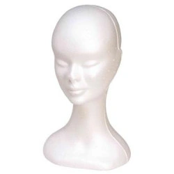 White woman's head