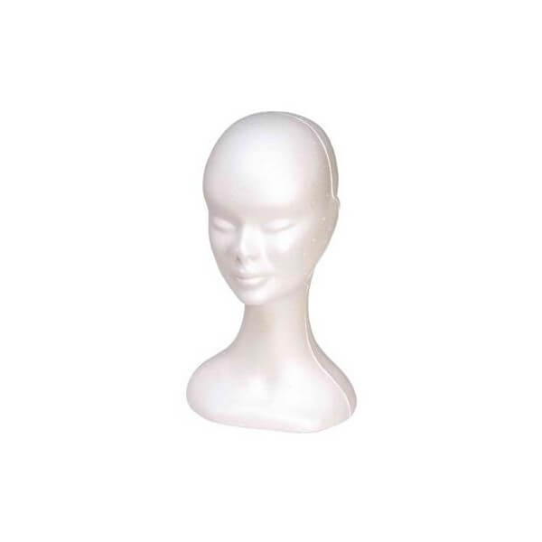 White woman's head