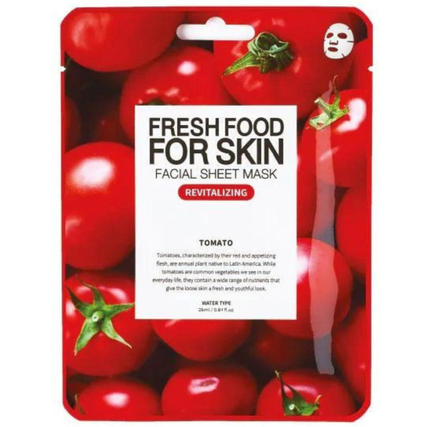 Maschera al pomodoro rivitalizzante per la pelle di Fresh Food Farm