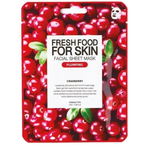 Masque à la cranberry repulpant Fresh Food Farm Skin