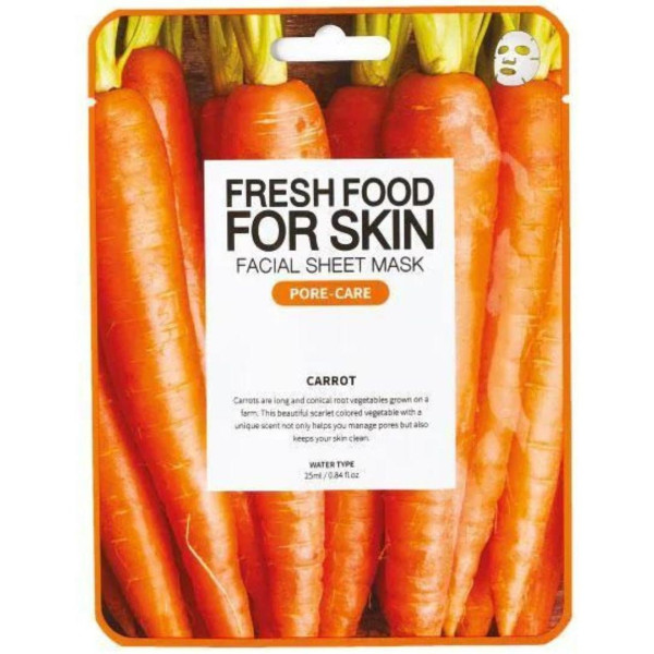 Fresh Food Farm Maschera per la pulizia della pelle alla carota