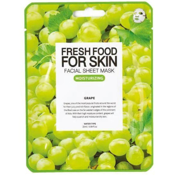 Mascarilla hidratante de uva Fresh Food Farm Skin