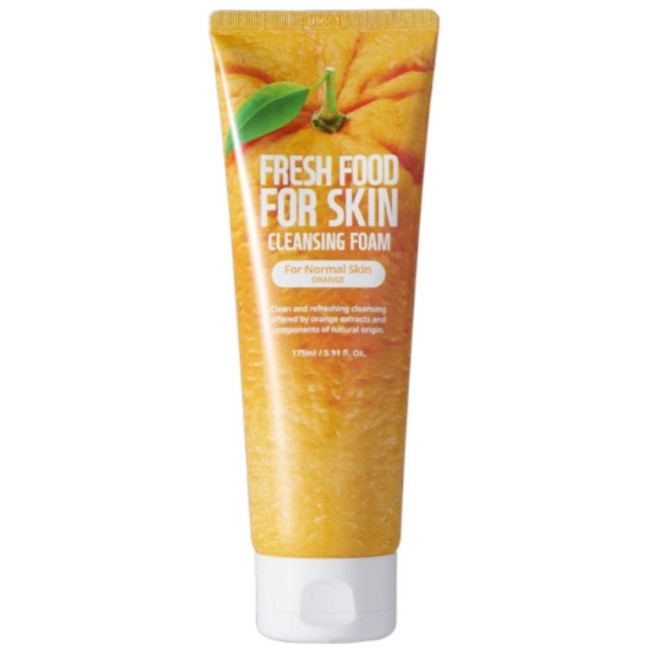 Mousse nettoyante à l'orange peau normale Fresh Food Farm Skin 175ML