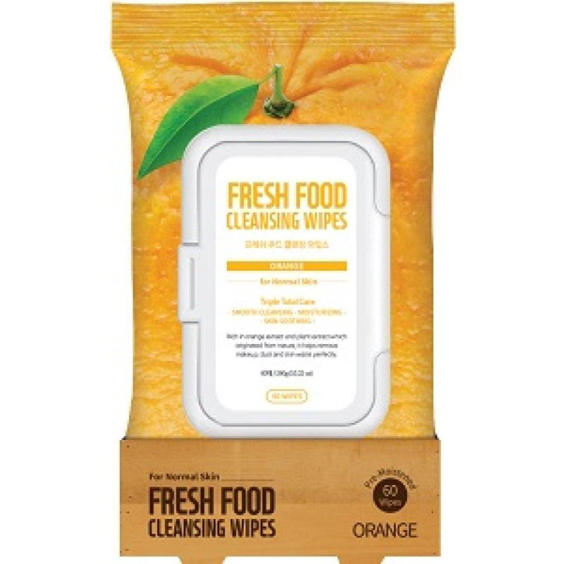 Toallitas limpiadoras de naranja Super Food Farm Skin