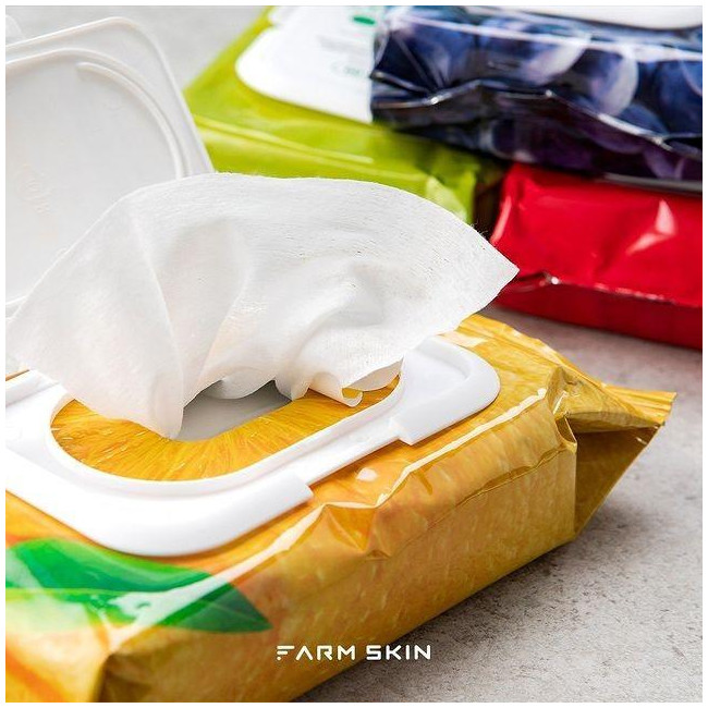 Super Food Farm Skin Orange Cleansing Wipes