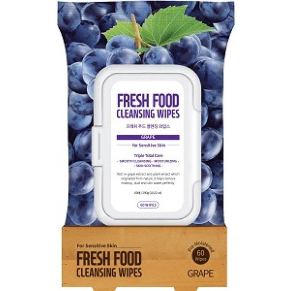 Super Food Farm Skin Blueberry Cleansing Wipes