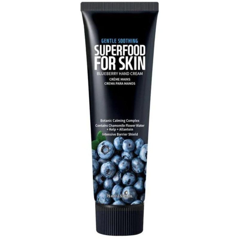 Super Food Farm Skin Blueberry Crema lenitiva per le mani 75ML