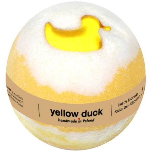 Bodymania yellow duck bath bomb 200g