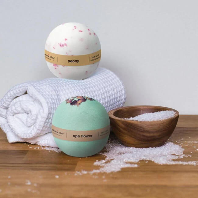 Bath Bomb met pioenroos Bodymania 200g