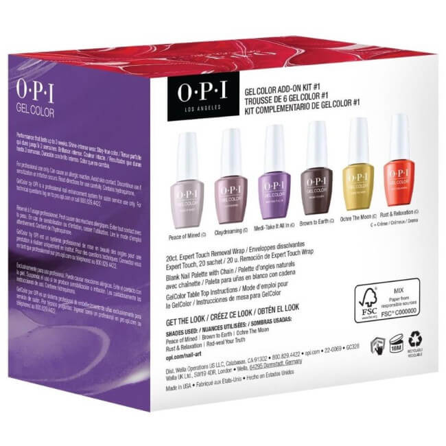 Colección OPI Gel Color Fall Wonders - Kit 1