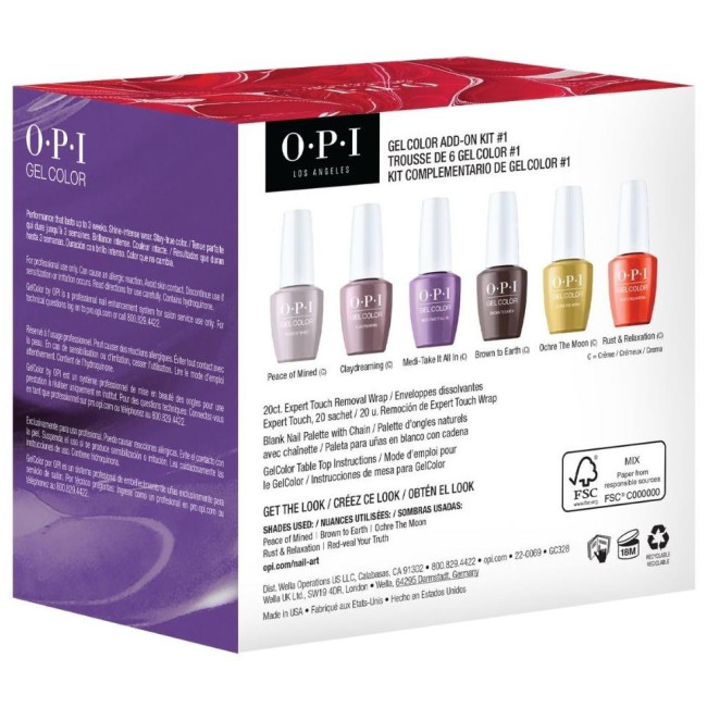 Collezione OPI Gel Colour Fall Wonders - Kit 1