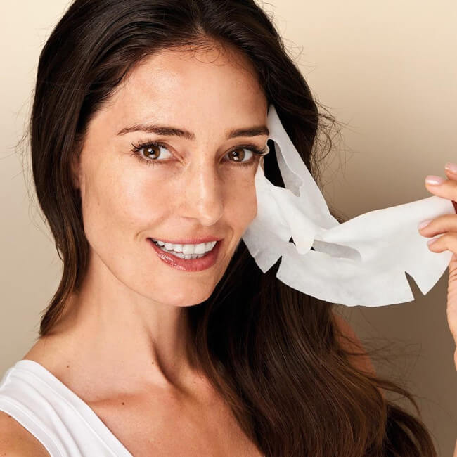 Masque preenchedor anti-envelhecimento para rosto e pescoço com ácido hialurônico Iroha Nature
