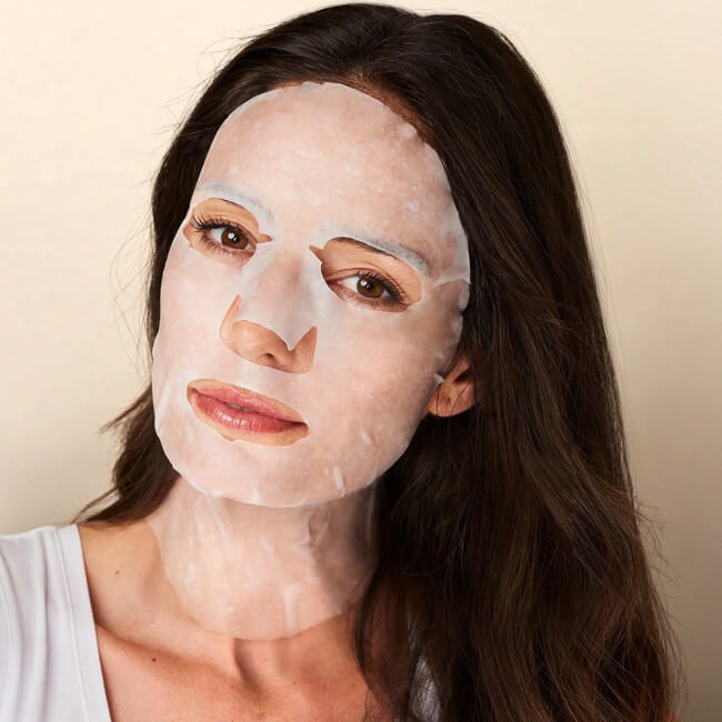 Masque preenchedor anti-envelhecimento para rosto e pescoço com ácido hialurônico Iroha Nature
