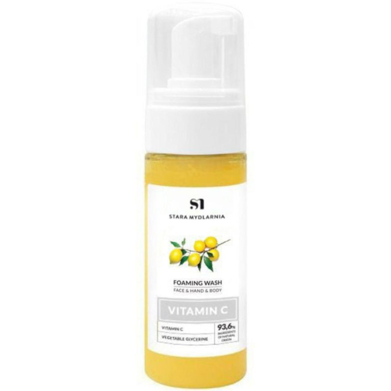 Mousse detergente per corpo e viso alla vitamina C Bodymania 175ML