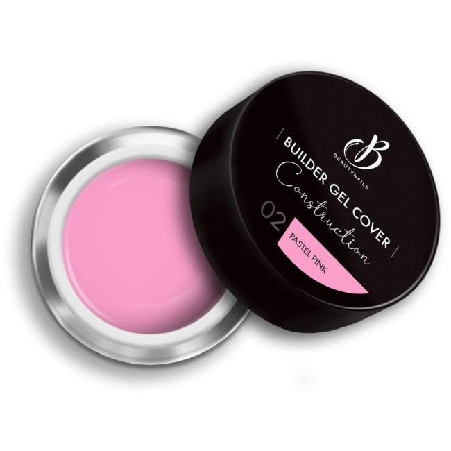 Gel de construcción Builder gel cover 02 Pastel Pink Beauty Nails 15g