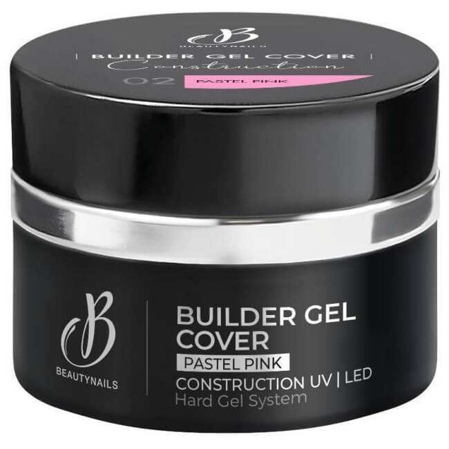 Gel de construção Builder gel cover 02 Pastel Pink Beauty Nails 50g