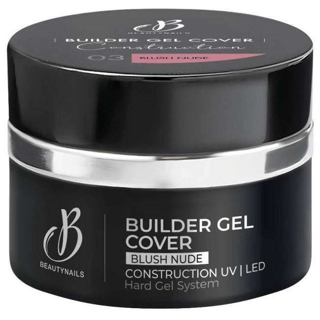Gel de construcción Builder gel cover 03 Blush Nude Beauty Nails 15g