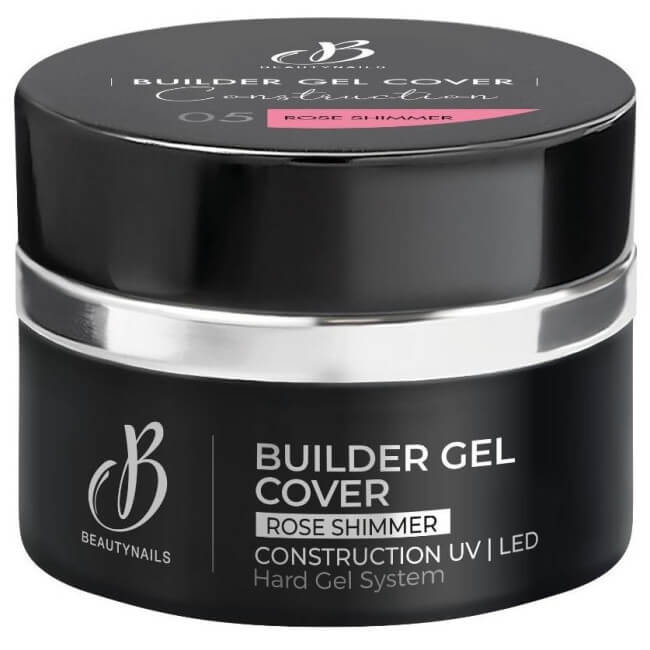 Gel de construção Builder gel cover 05 Rose Shimmer Beauty Nails 50g