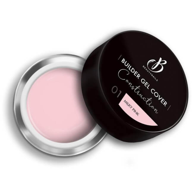 Gel de construção Builder gel cover 01 Milky Pink Beauty Nails 50g