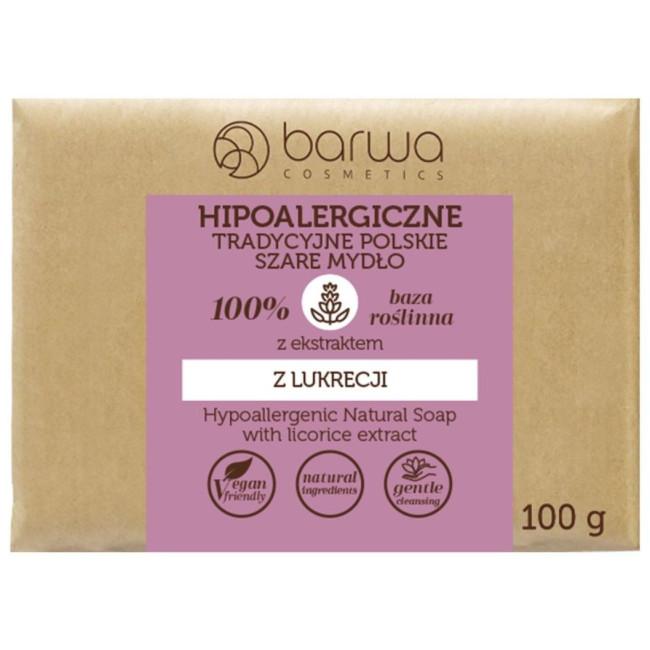 Barwa liquorice solid soap 100g