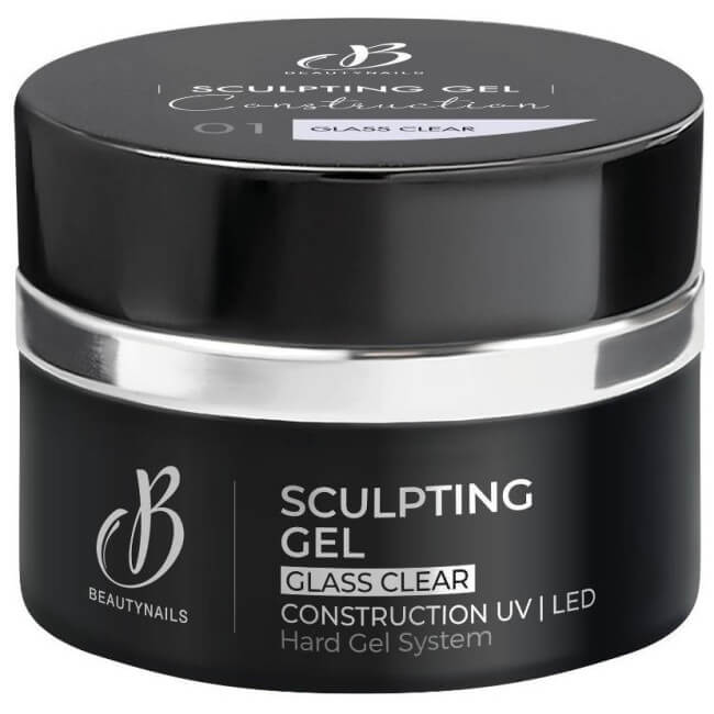 Gel de construção Sulpting Gel 01 Glass Clear Beauty Nails 15g