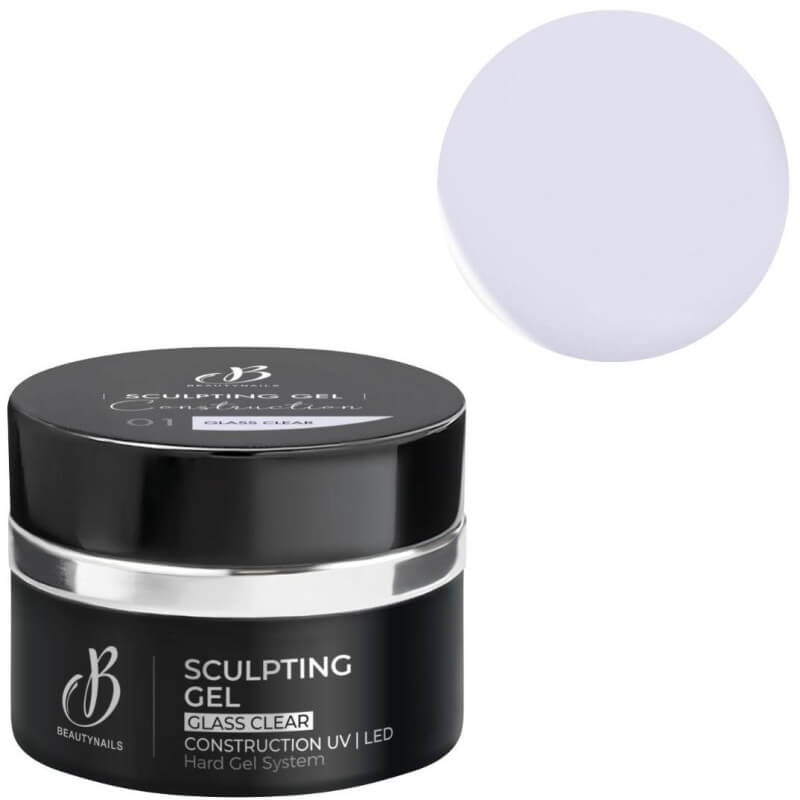 Gel de construction Sulpting Gel 01 Glass Clear Beauty Nails 50g