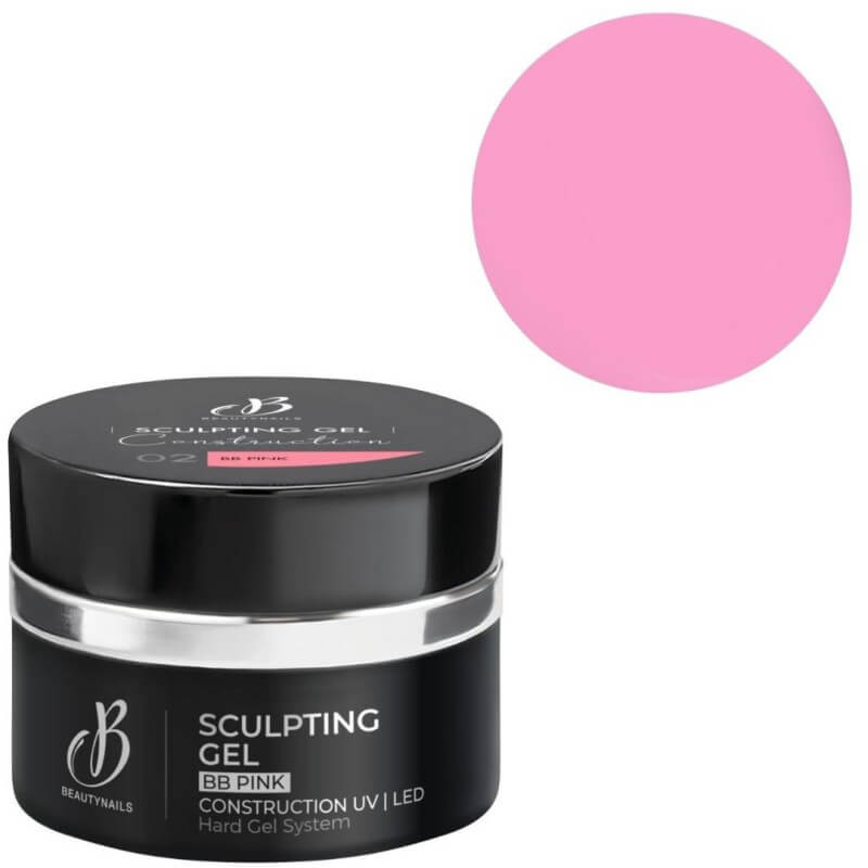 Sulpting Gel 02 BB Pink Beauty Nails Builder Gel 15g