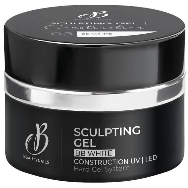 Gel de construção Sculpting Gel 03 BB White Beauty Nails 15g