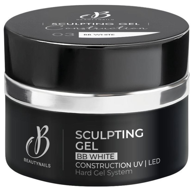 Gel de construction Sulpting Gel 03 BB White Beauty Nails 15g
