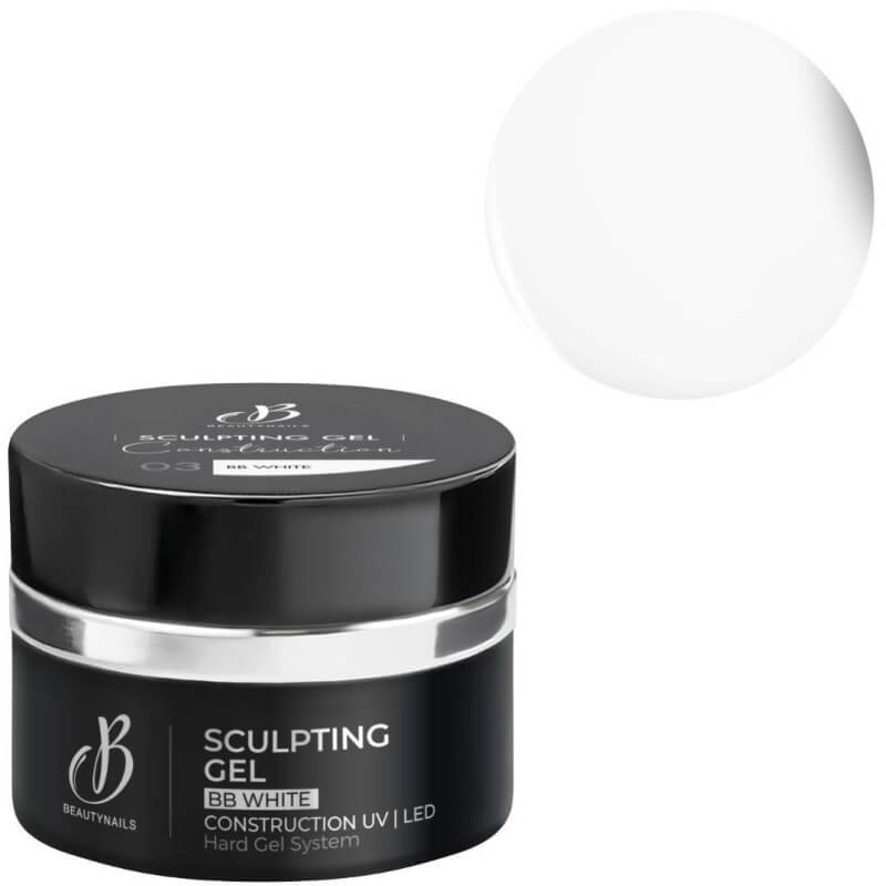 Gel de construção Sculpting Gel 03 BB White Beauty Nails 15g