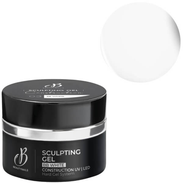 Gel de construction Sulpting Gel 03 BB White Beauty Nails 15g